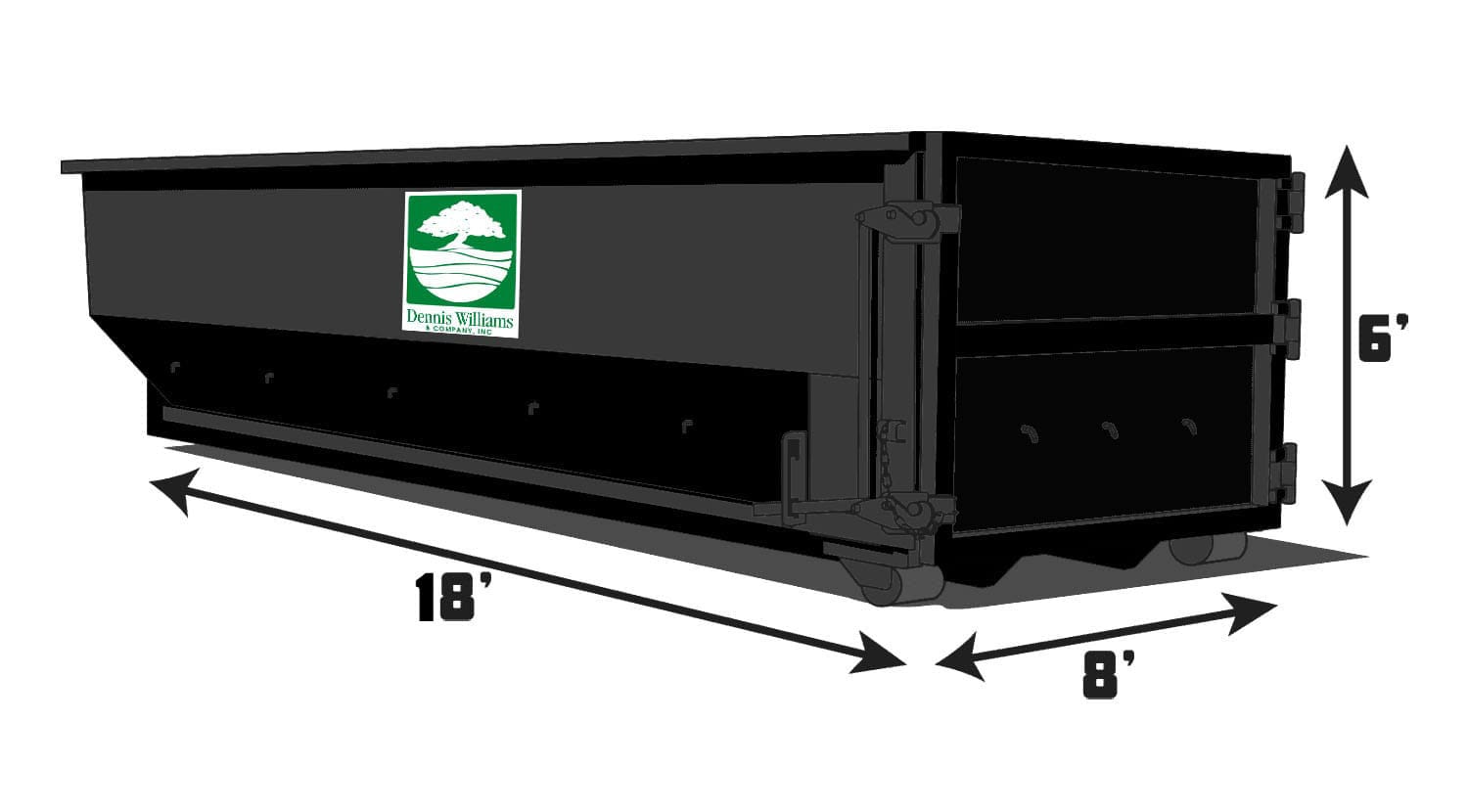 Illustration of DW 30-yard container