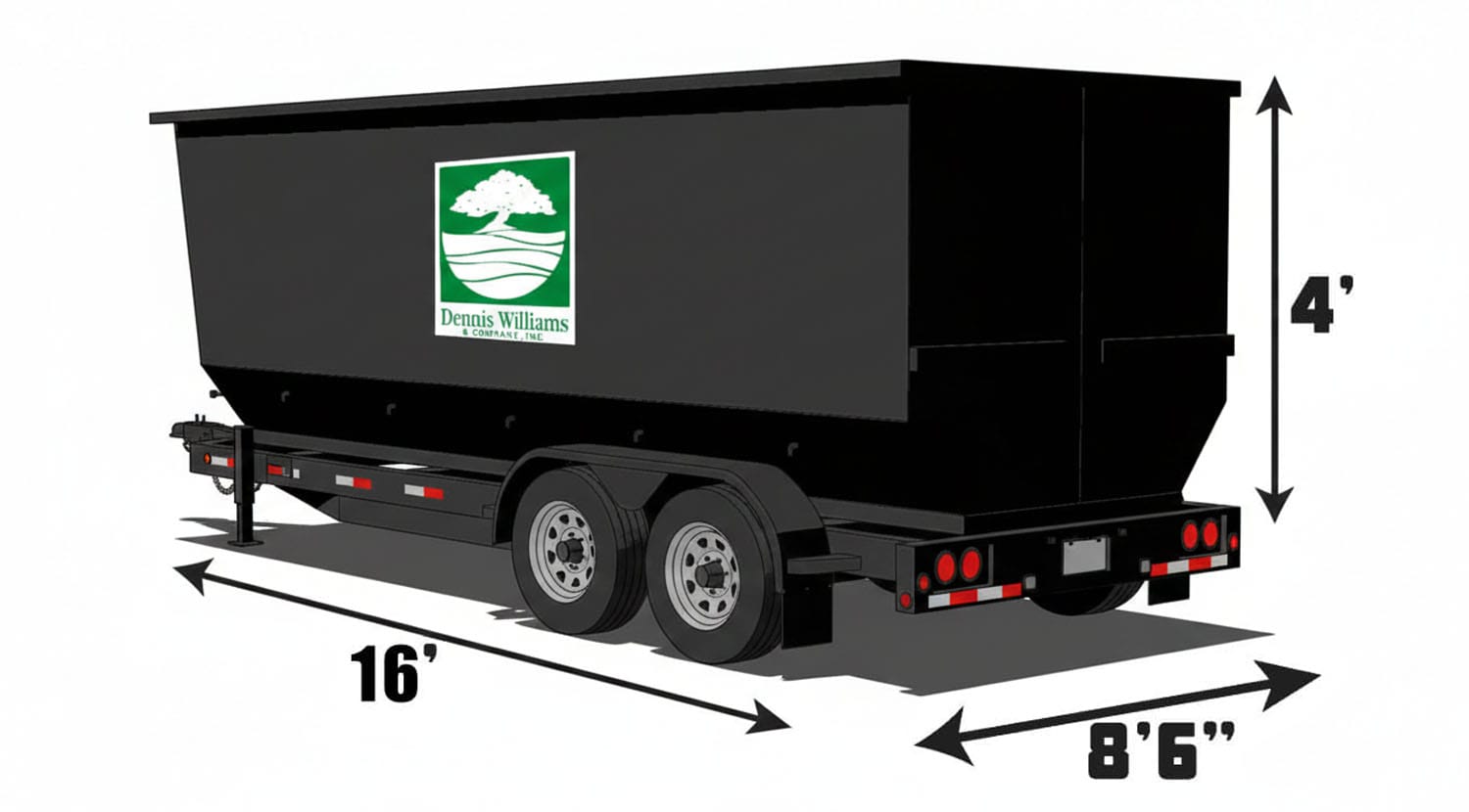 Illustration of DW Trailer container